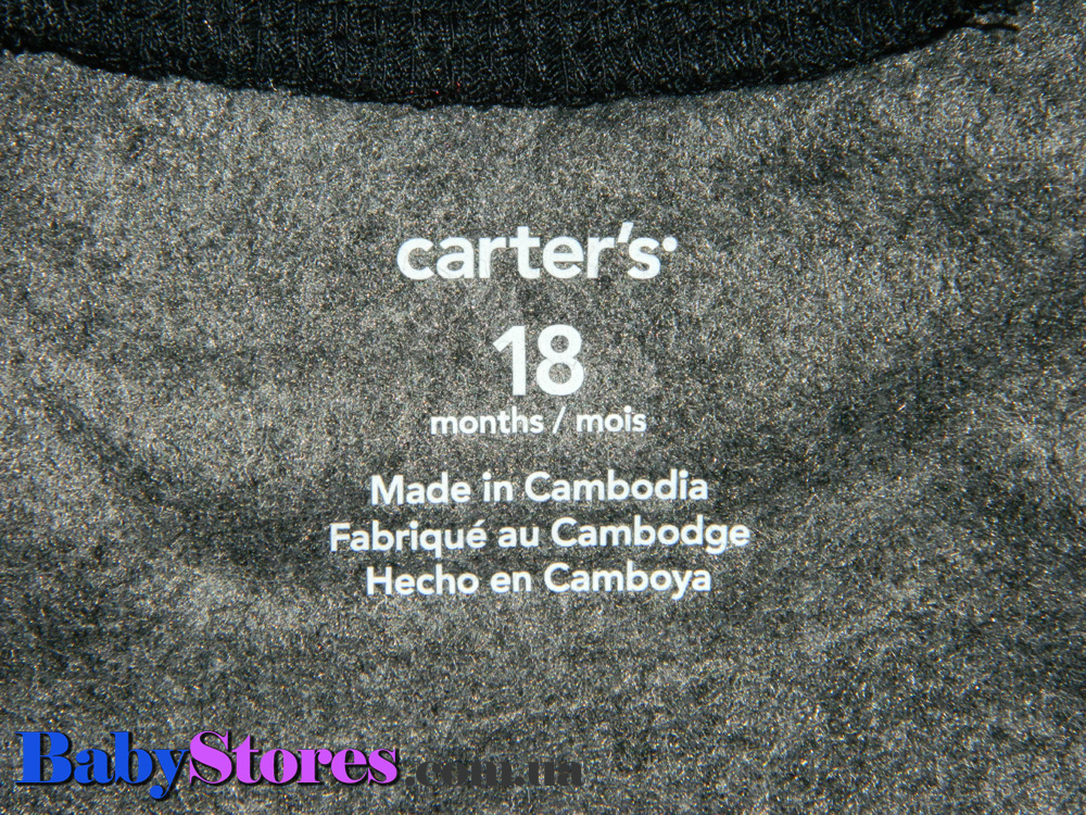 Фото обзор слипа микрофлисового с открытыми ножками Carters - 11