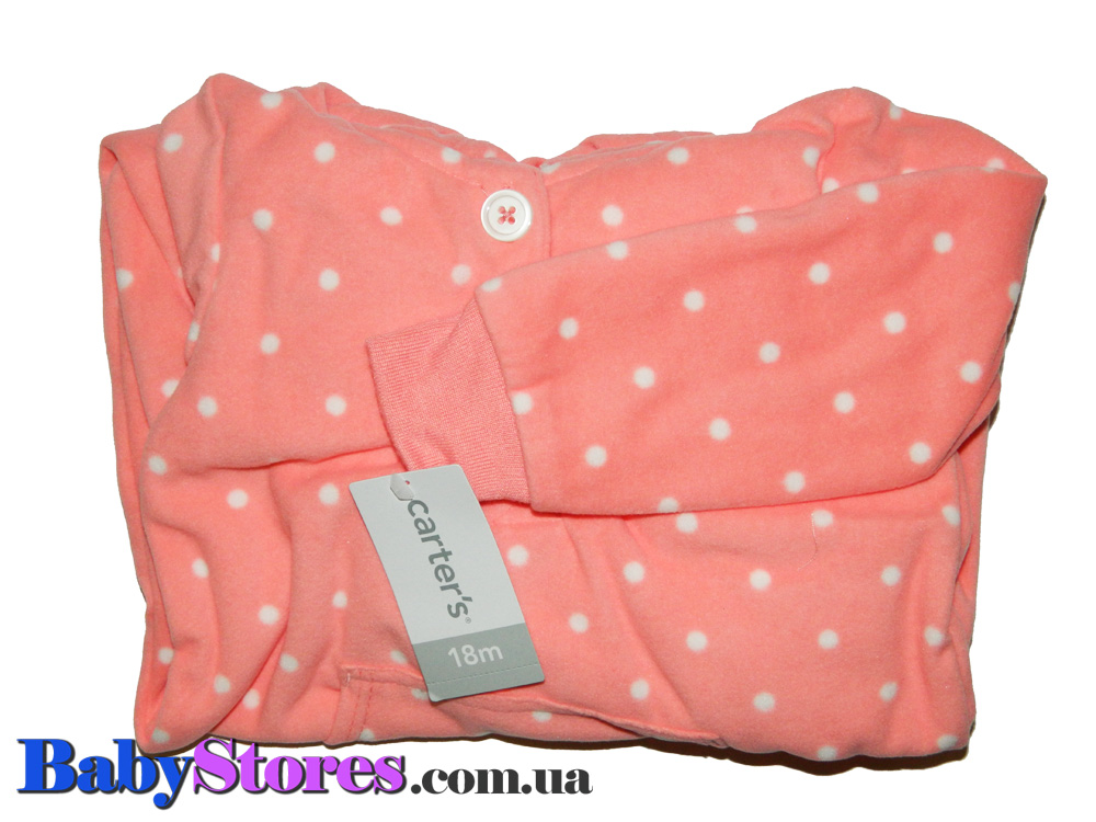 Фото обзор слипа с капюшоном микрофлисовый Carters - 1