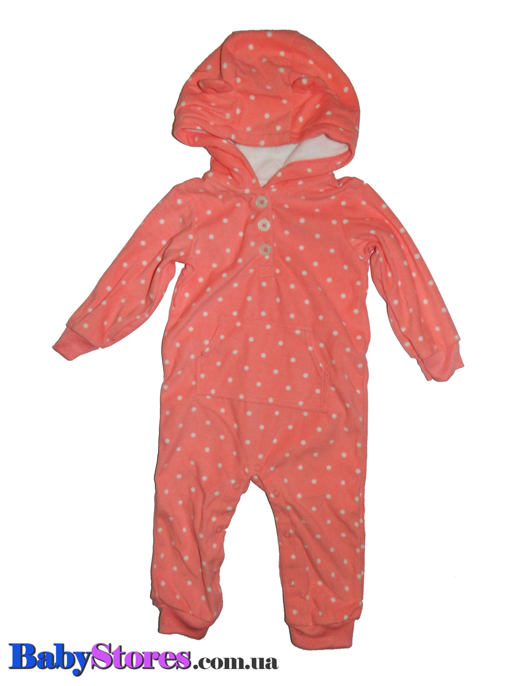 Фото обзор слипа с капюшоном микрофлисовый Carters - 2