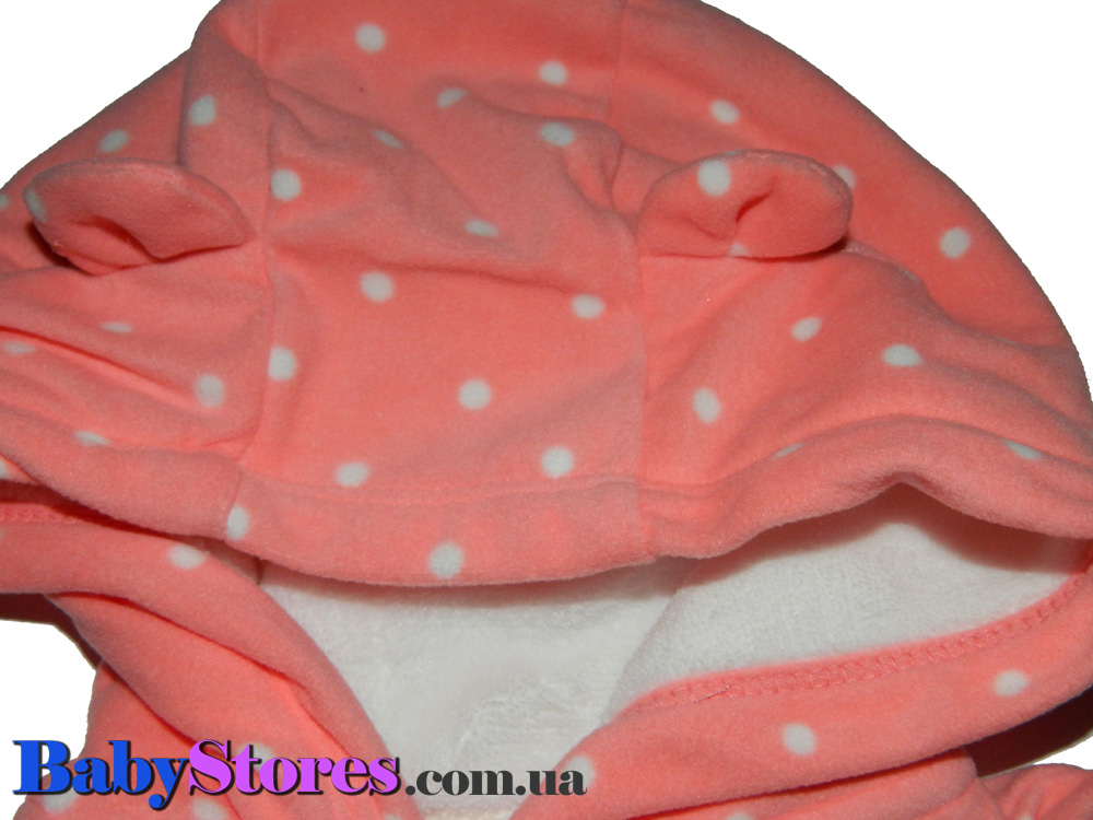 Фото обзор слипа с капюшоном микрофлисовый Carters - 5