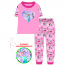 Піжама дитяча з 2 предметів для дівчинки рожева "Холодне серце. Прекрасна Эльза"