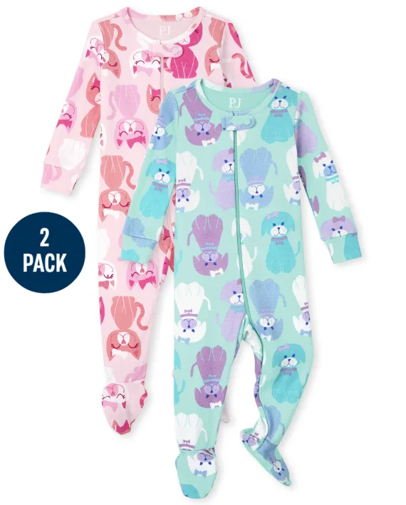 Набор из 2 слипов на девочку "Друзья"